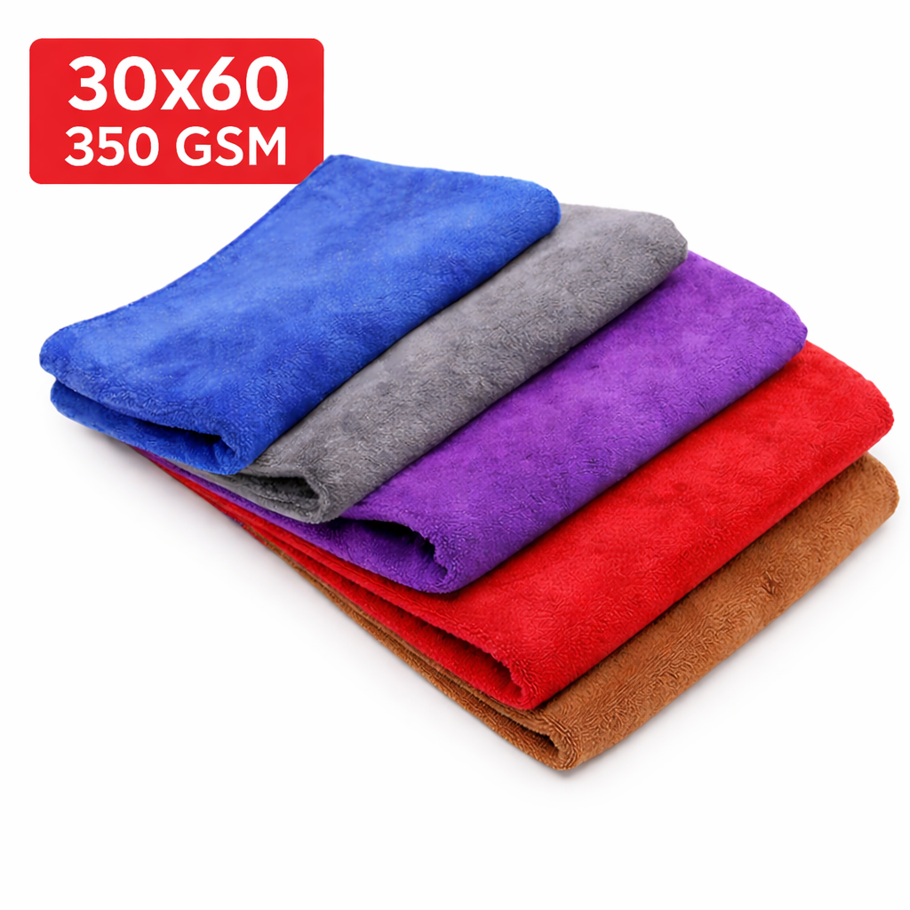 30x60-350GSM-ProductImage Microfiber Cleaning Cloth (30x60 cm - 350 GSM) - Image 1