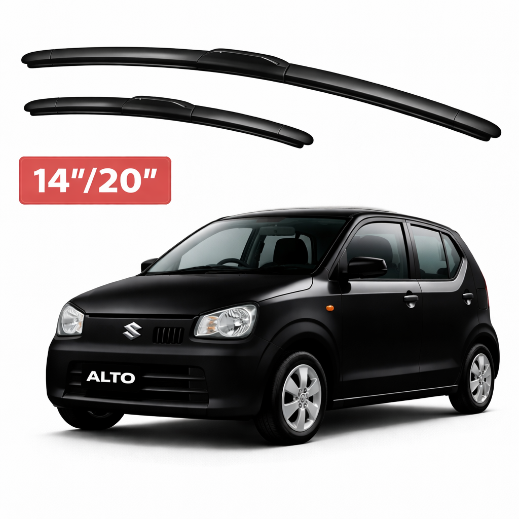 Suzuki Alto (2019-2024) 14''20'' Hybrid Wiper Blade Suzuki Alto Windshield Wiper Blades (2019–2024 Model) - Image 1