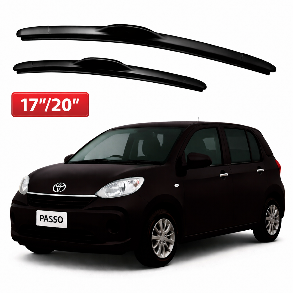Toyota Passo (2010-2016)-WiperBlade-Hybrid Toyota Passo Windshield Wiper Blades (2010–2016 | 2nd Generation) - Image 1