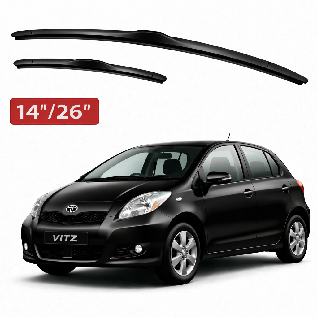 Toyota Vitz (2005-2010) 14''26'' Hybrid Wiper Blade Toyota Vitz Windshield Wiper Blades (2005–2010 Model) - Image 1