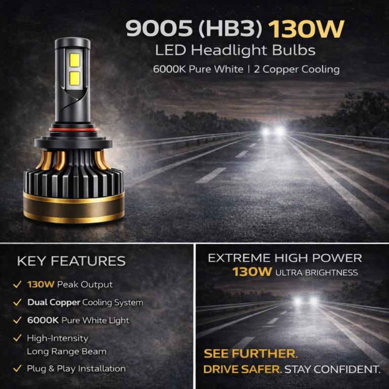 VOX 9005 LED Headlight Bulb 130W