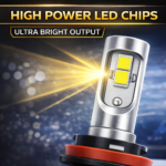 VOX H11 LED Headlight Bulb 70W – Low Beam / Fog Light – 6000K (Set of 2) - Image 2