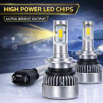 VOX H4 LED Headlight Bulb 70W – Dual Beam High/Low – 6000K (Set of 2) - Image 2