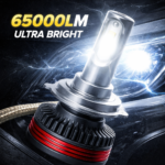 VOX H4 LED Headlight Bulb 60W M8 Pro – Dual Beam High/Low – 6000K (Set of 2) - Image 2