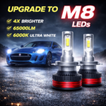 VOX H4 LED Headlight Bulb 60W M8 Pro – Dual Beam High/Low – 6000K (Set of 2) - Image 3