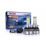 VOX H4 LED Headlight Bulb 70W – Dual Beam High/Low – 6000K (Set of 2) - Image 4