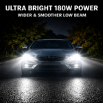 VOX H11 LED Headlight Bulb 180W Gold Pro Series – Low Beam / Fog Light – 6000K – 4 Copper Core (Set of 2) - Image 3