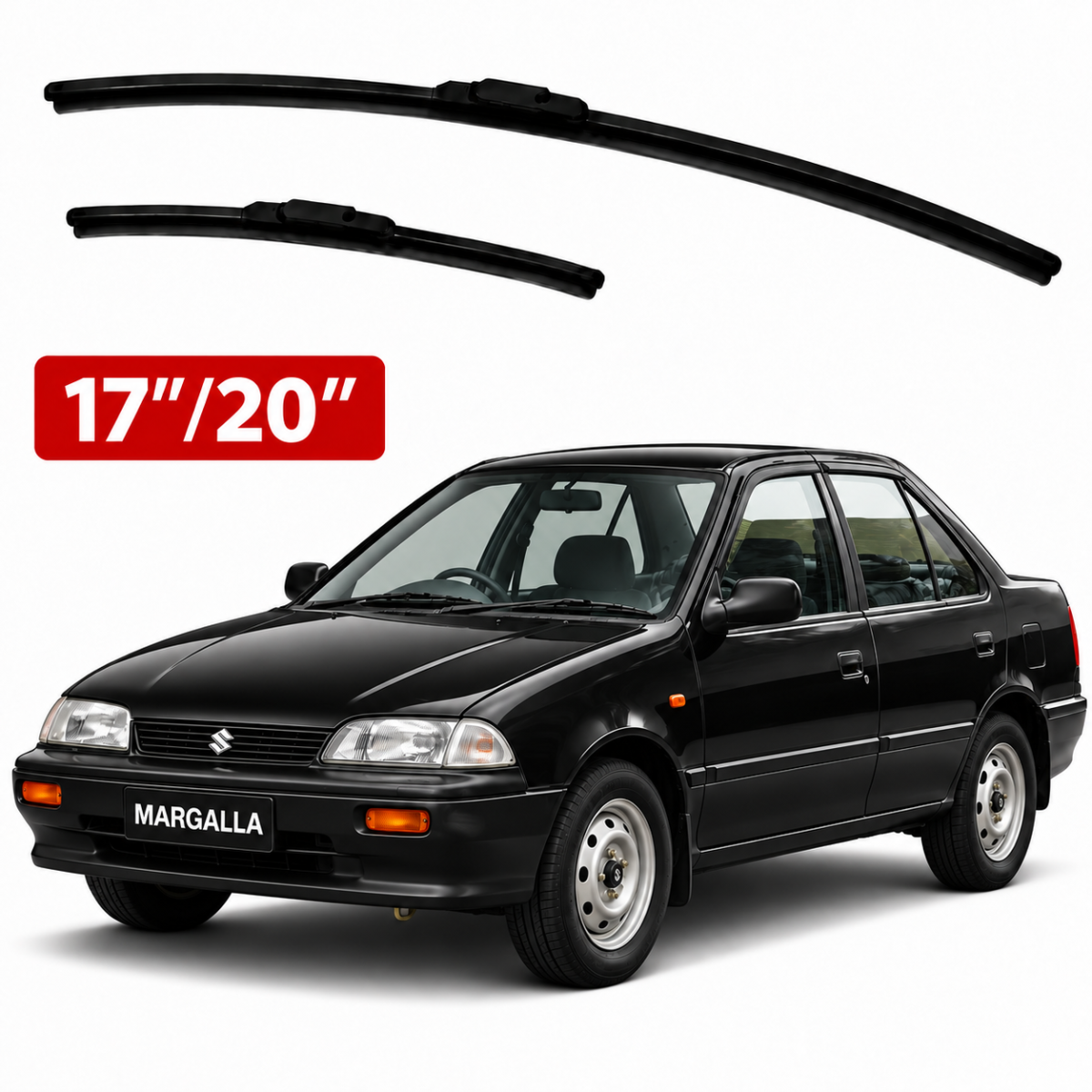 suzuki-margalla-1989-2004-soft-wiper-blades-17-20 Suzuki Margalla 1989–2004 Soft Frameless Wiper Blades 17 and 20 inch
