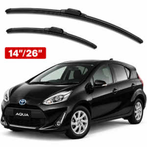 Toyota Aqua 2012–2023 Soft Frameless Wiper Blades 14 and 26 inch