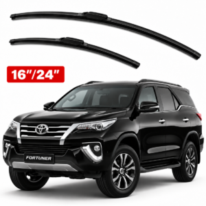 Toyota Fortuner 2017–2023 Soft Frameless Wiper Blades 16 and 24 inch